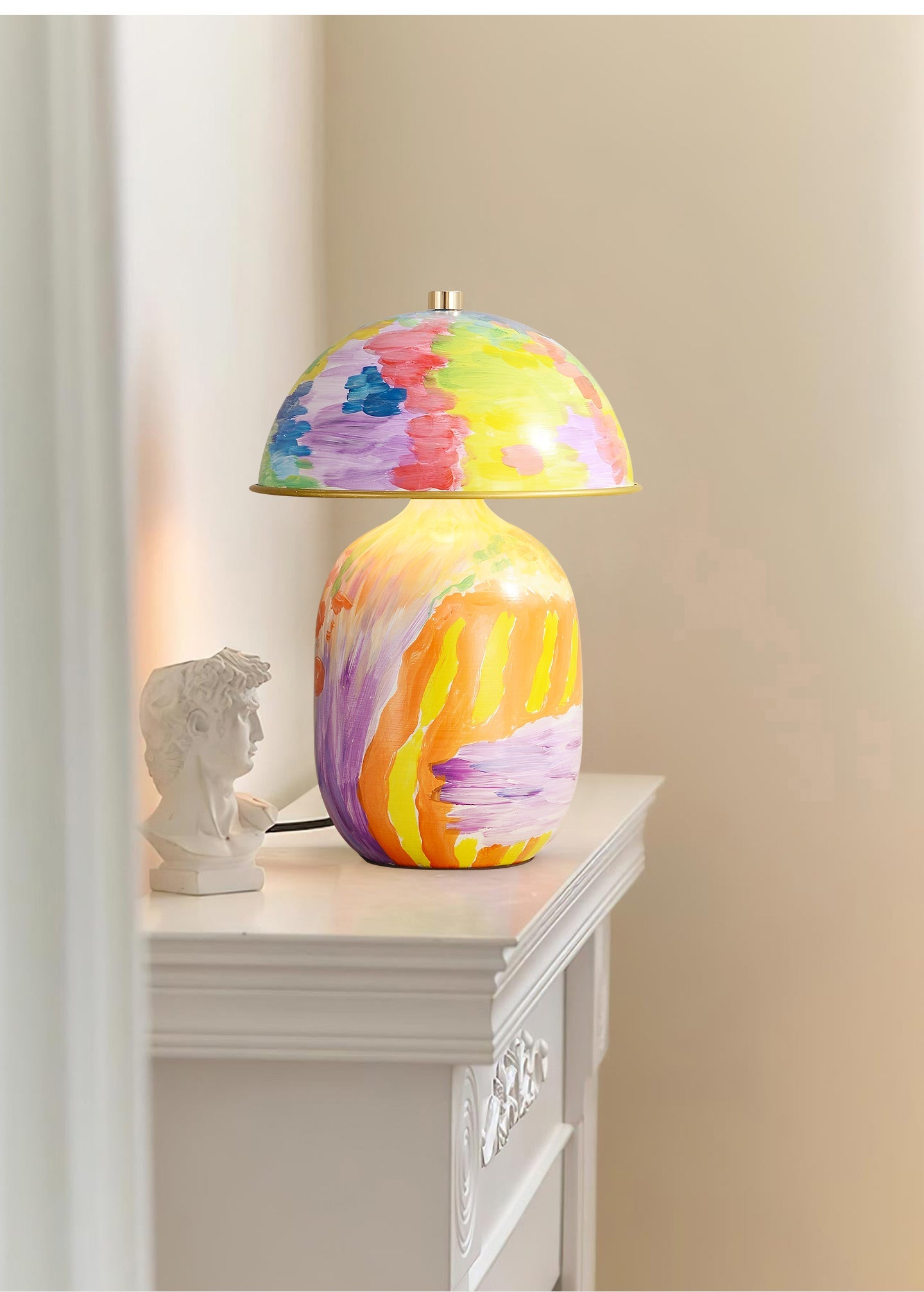 Abstract Mural Table Lamp - Vakkerlight