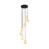 Alabaster Balls Cluster Chandelier, Contemporary art style, suitable for entrance halls and foyers
