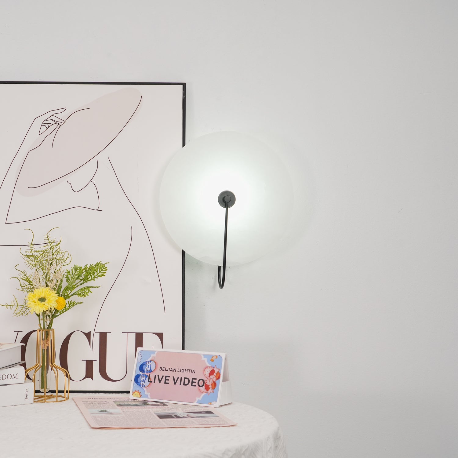 Alabaster LED Wall Lamp - Vakkerlight