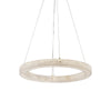 Alabaster Ring Chandelier, Modern light luxury style, suitable for living rooms and dining rooms