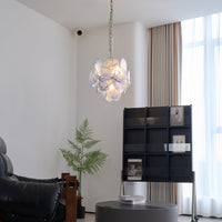 Aqua Blue Glass Murano Chandelier - Vakkerlight