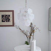 Aqua White Glass Murano Chandelier - Vakkerlight