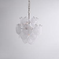 Aqua White Glass Murano Chandelier - Vakkerlight