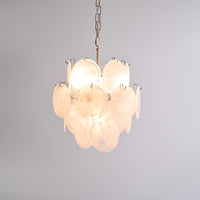 Aqua White Glass Murano Chandelier - Vakkerlight