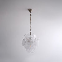 Aqua White Glass Murano Chandelier - Vakkerlight
