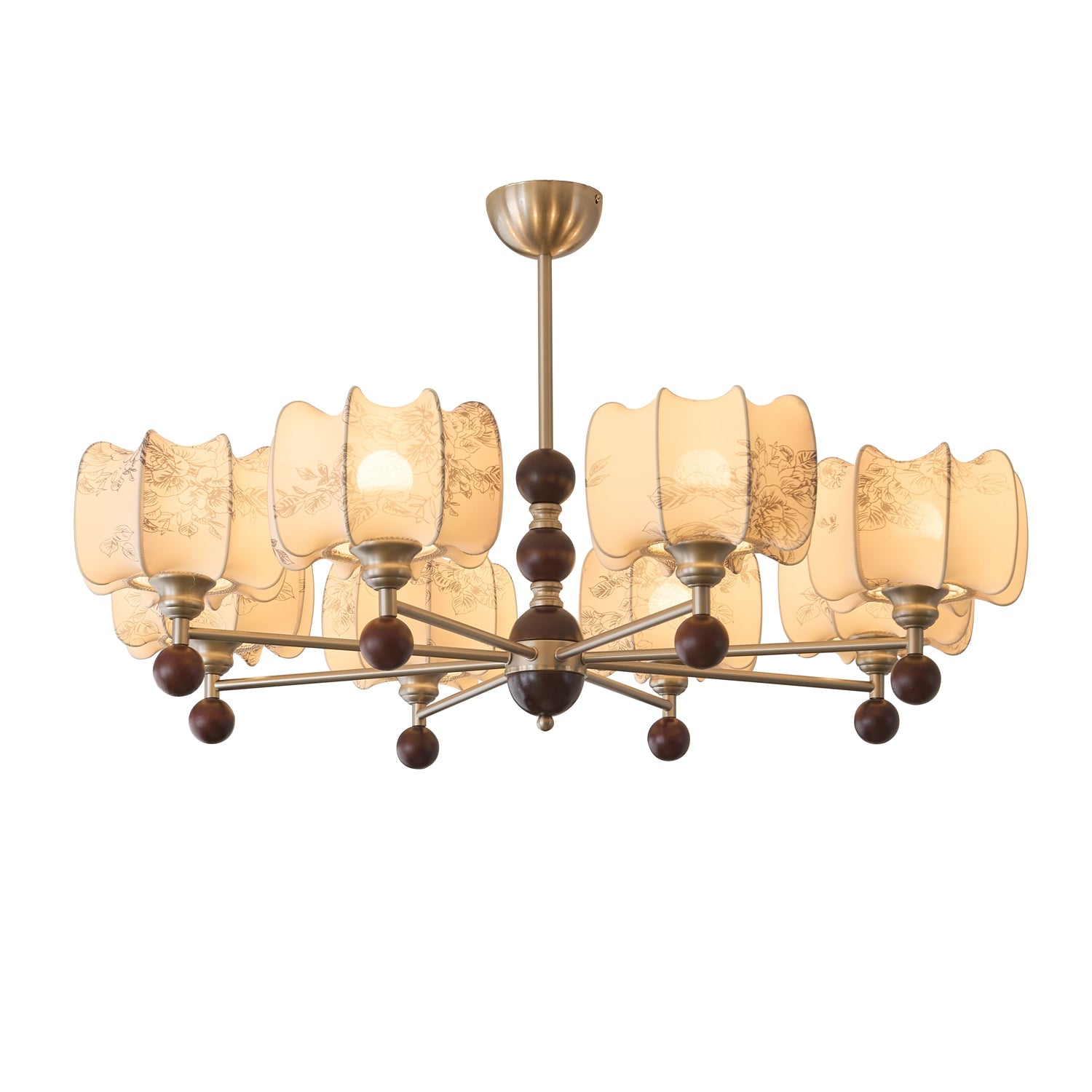 Arboris Floral Chandelier - Vakkerlight