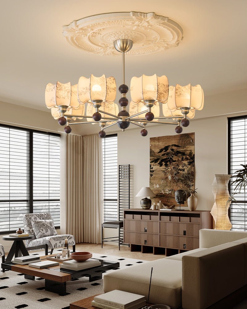Arboris Floral Chandelier - Vakkerlight