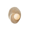 Astr White Onyx Wall Sconce, French Wabi-sabi style, suitable for bedroom and corridor