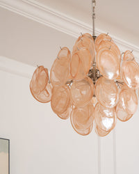 Aurelia Apricot Murano Glass Chandelier - Vakkerlight