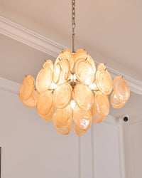 Aurelia Apricot Murano Glass Chandelier - Vakkerlight