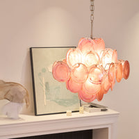 Aurelia Pink Murano Glass Chandelier - Vakkerlight