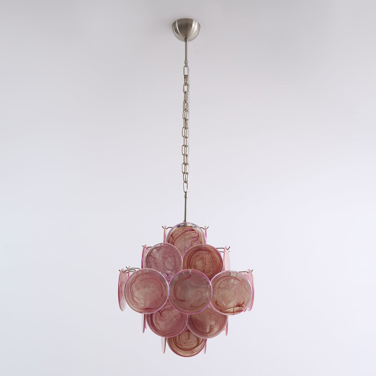 Aurelia Pink Murano Glass Chandelier - Vakkerlight