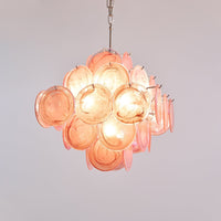 Aurelia Pink Murano Glass Chandelier - Vakkerlight
