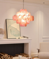 Aurelia Pink Murano Glass Chandelier - Vakkerlight