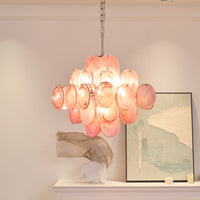 Aurelia Pink Murano Glass Chandelier - Vakkerlight