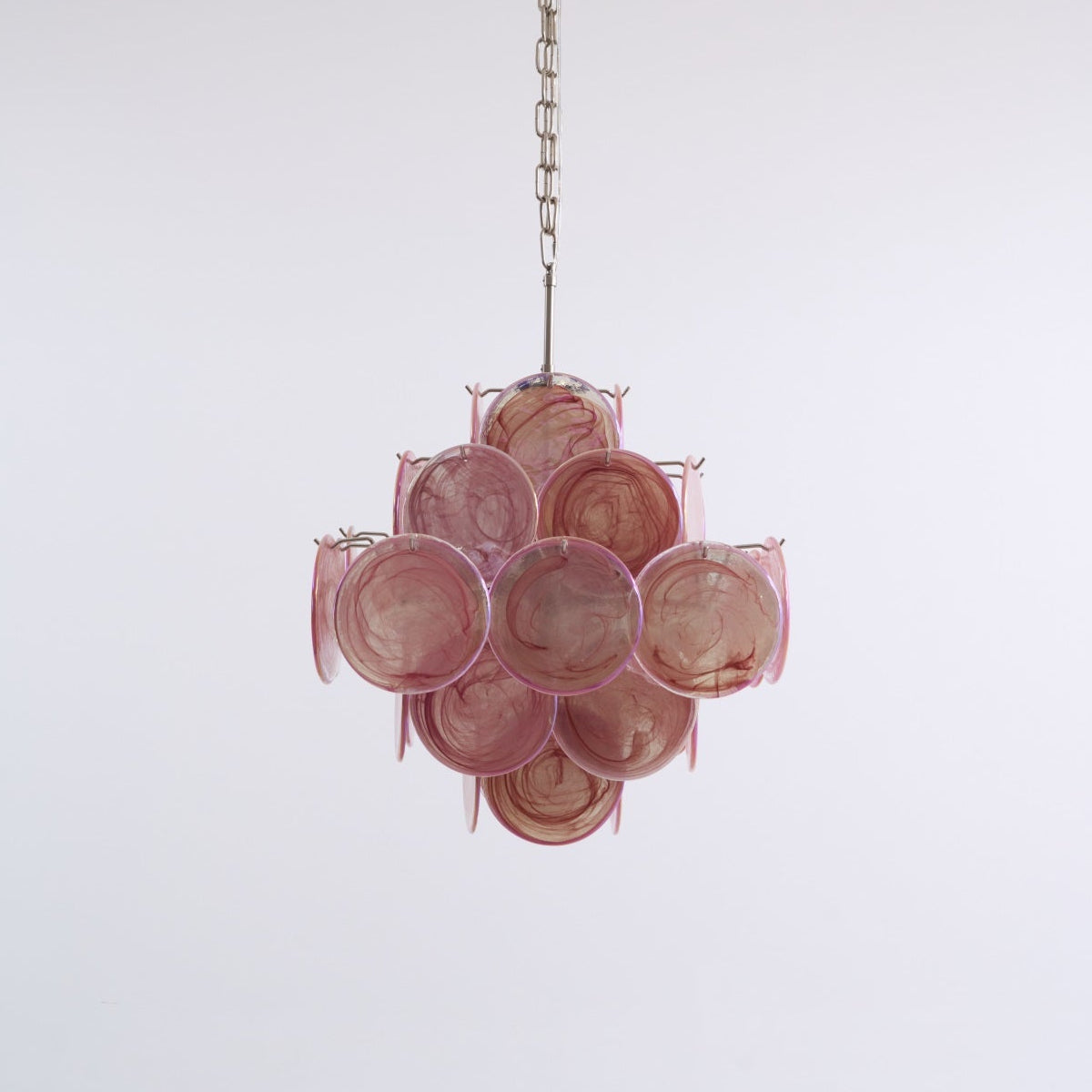 Aurelia Pink Murano Glass Chandelier - Vakkerlight