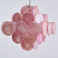 Aurelia Pink Murano Glass Chandelier - Vakkerlight
