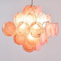 Aurelia Pink Murano Glass Chandelier - Vakkerlight