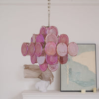 Aurelia Pink Murano Glass Chandelier - Vakkerlight