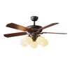 Aureole Breeze Ceiling Fan Light, European classical style, suitable for bedrooms and living rooms