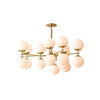 Azucena Chandelier, Mid-century modern style, suitable for living rooms and dining rooms