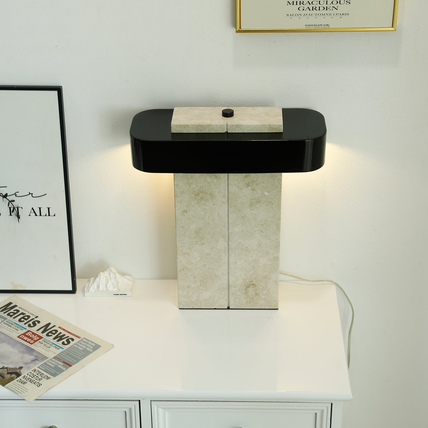 Bastion Marble Table Lamp - Vakkerlight
