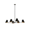 Witting Linear Chandelier, Retro style, suitable for kitchen island and dining room