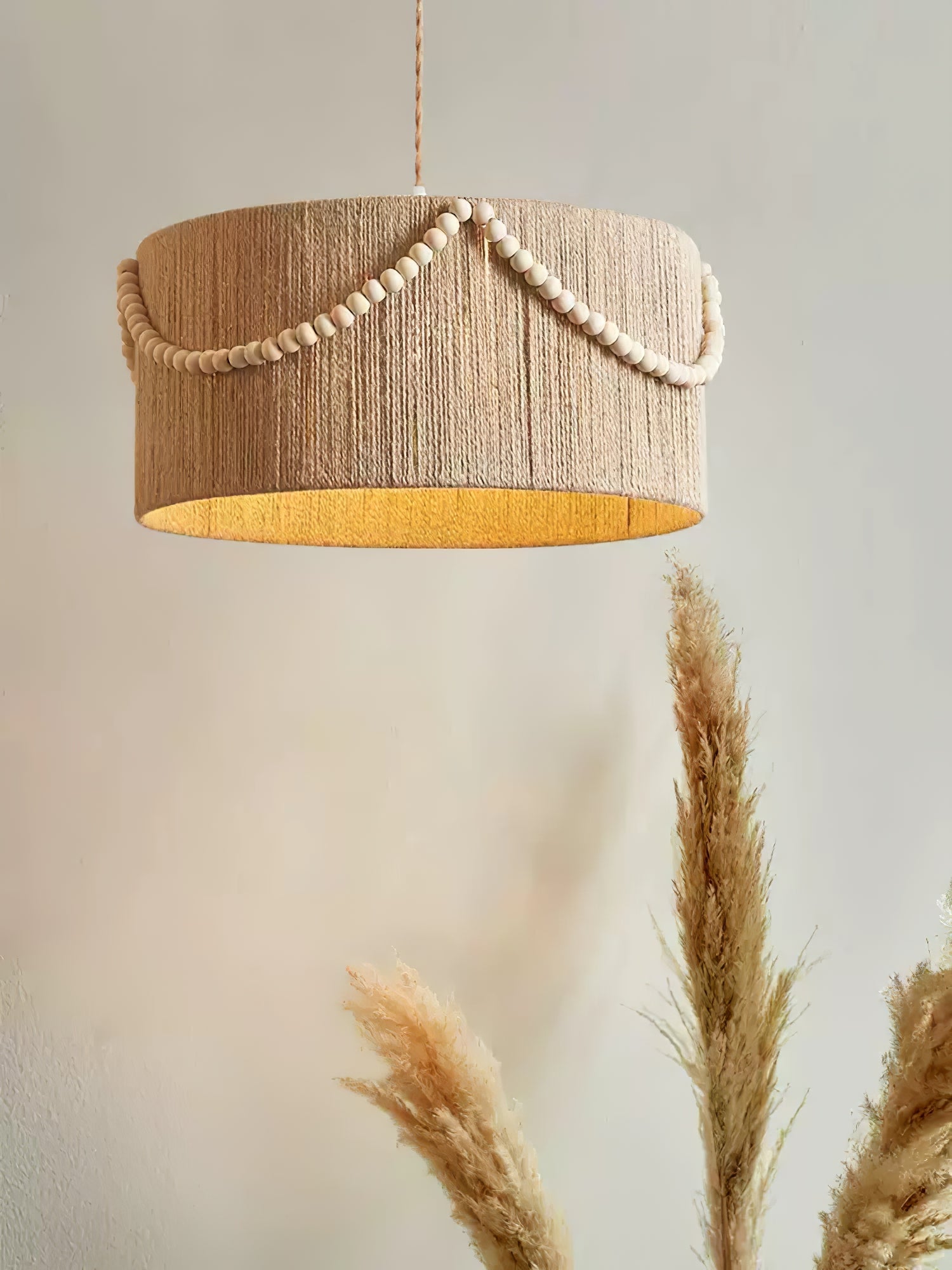 Beaded Boho Pendant Lamp - Vakkerlight