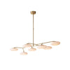 Brindille Linear Chandelier, American modern minimalist style, suitable for residential living room and dining room