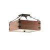 Billycart Semi-Flush Ceiling Lamp, American vintage style, suitable for living room and dining room