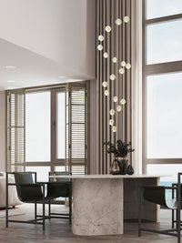 Crystal Bubbles Balls Pendant Lamp - Vakkerlight