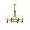 Bravado Brass Chandelier, medieval style, Suitable for Residential living room and dining room