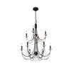 Brentwood Chandelier, Gothic retro style, suitable for hotel and club lobbies