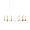 Cannele Linear Chandelier, Modern style, suitable for living room and dining room