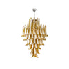 Caramello Petal Chandelier, Italian vintage luxury style, suitable for high-ceilinged living rooms and entrance halls