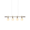 Cassian Linear Pendant Lamp, Mid-Century Modern style, suitable for kitchen island and dining room