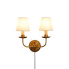 Catina Plug-in Wall Lamp, American vintage style, suitable for bedroom and hallway