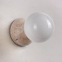 Celestial Travertine Wall Sconce - Vakkerlight