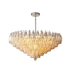Chara Multi-layered Glass Chandelier, A vintage and luxurious style, suitable for dining rooms and living rooms