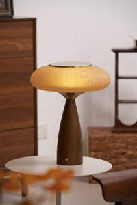 Cielo Wooden Rechargeable Table Lamp - Vakkerlight