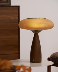 Cielo Wooden Rechargeable Table Lamp - Vakkerlight