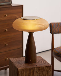 Cielo Wooden Rechargeable Table Lamp - Vakkerlight