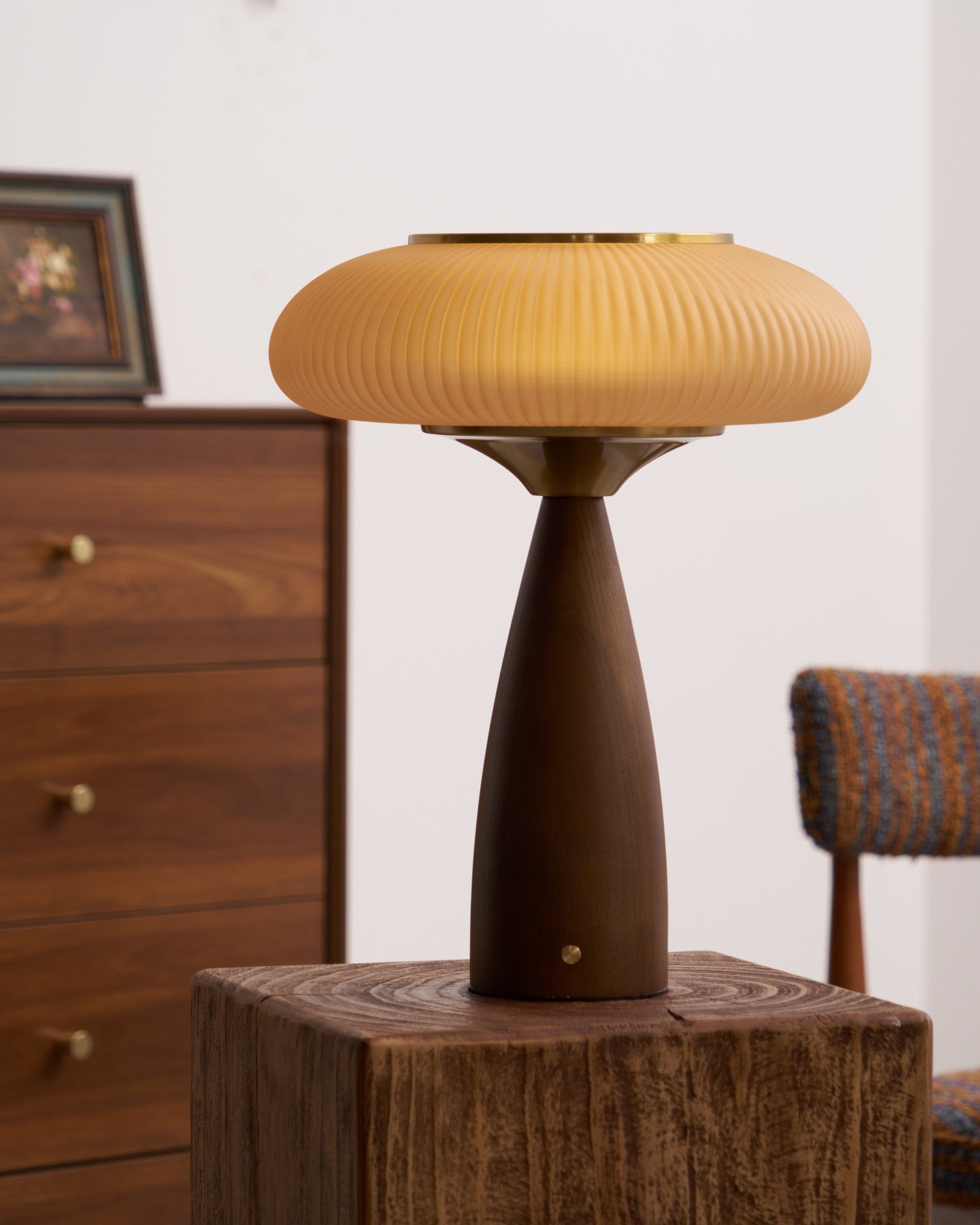 Cielo Wooden Rechargeable Table Lamp - Vakkerlight