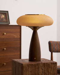 Cielo Wooden Rechargeable Table Lamp - Vakkerlight