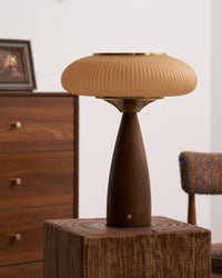 Cielo Wooden Rechargeable Table Lamp - Vakkerlight