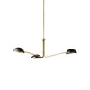 Convessi Round Chandelier, Mid-century modern style, suitable for study rooms and bedrooms