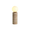 Core Travertine Table Lamp, Modern minimalist style, suitable for bedrooms and entryways