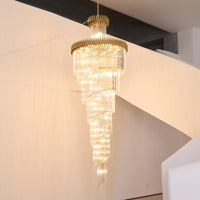 Crystal Spiral Chandelier - Vakkerlight