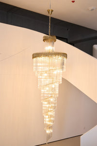 Crystal Spiral Chandelier - Vakkerlight