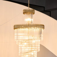 Crystal Spiral Chandelier - Vakkerlight